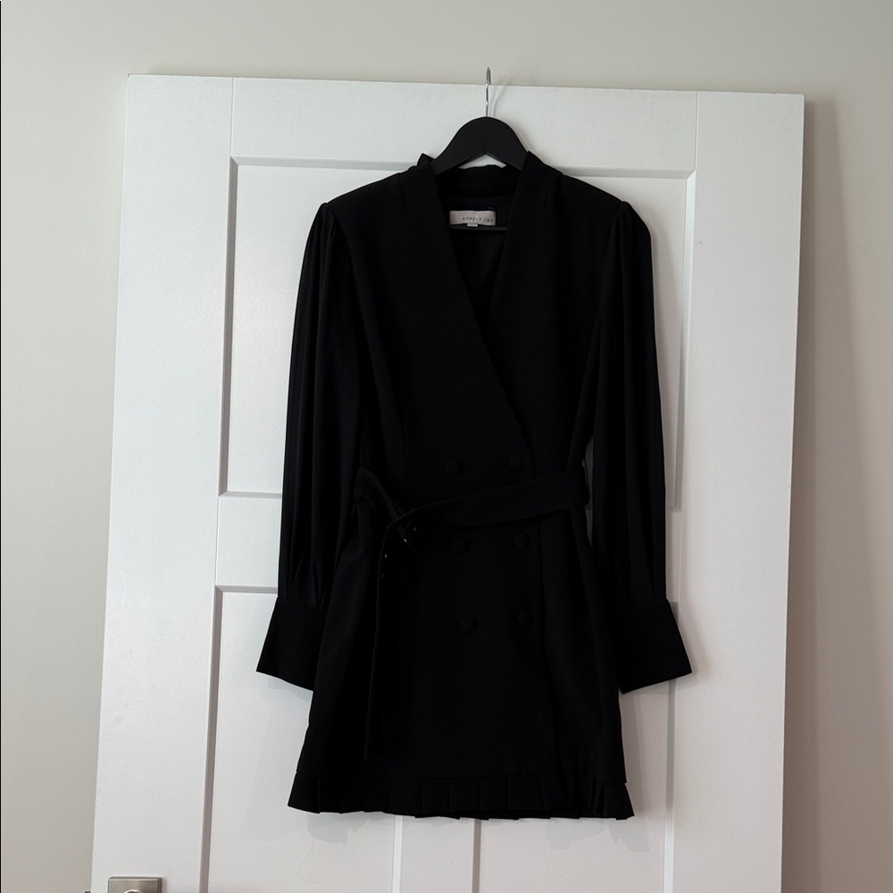 Adelyn Rae Black Blazer Dress